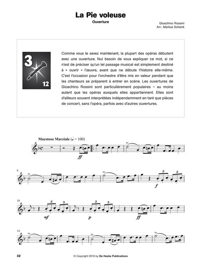 Écouter, lire & jouer - Les Airs d'Opéra - Clarinette - klarinet a klavír
